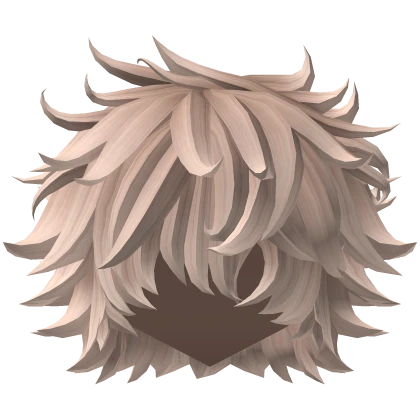 Blonde Crazy Messy Emo Hair