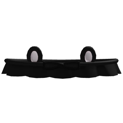 ᐢ. .ᐢ cute black shoulder bunny ruffle frills