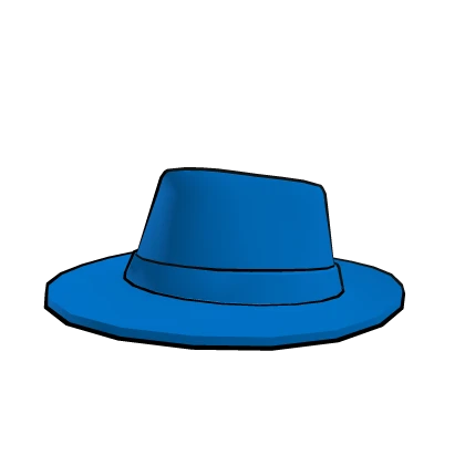 Extremely Blue Fedora