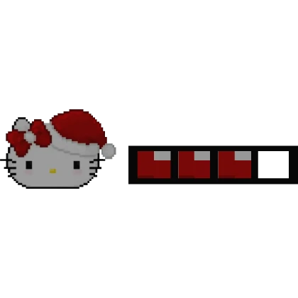 Christmas Kitty Health Bar
