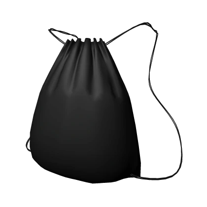 [1.0] Black Drawstring Bag