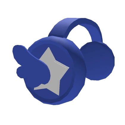 Blue Winged Star Headphones