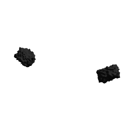 Black Fluffy Wrist Cuffs