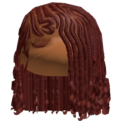 ☆ | Red Fulani Braids Bob