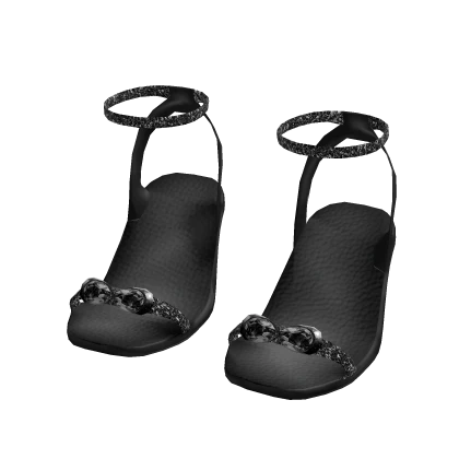 Wicked Diamond Heels Black