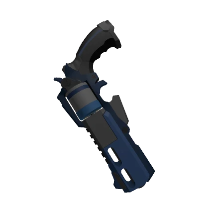 Blue Cyber Heavy Revolver (Right)