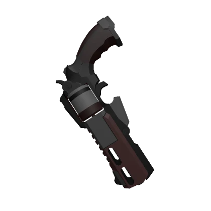 Red Cyber Heavy Revolver (Left)