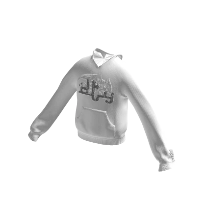 Divide The Youth - White Gargoyle Hoodie