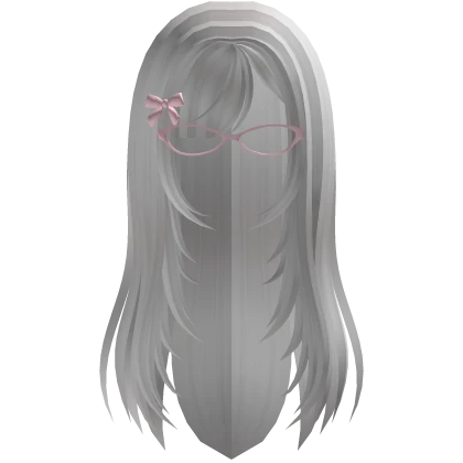 White Coquette Igari hair w glasses