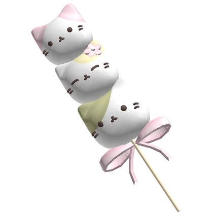 Kawaii Kitty Cute Cat Dango Snack 🍡