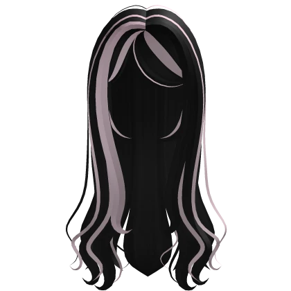 ʚ♡ɞ kawaii jirai kei long wavy hair (black & pink)