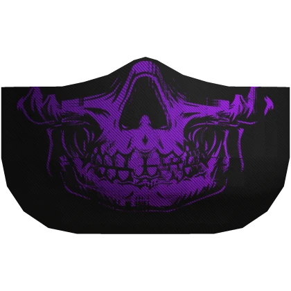 (ANIMATED) Purple Skull Mask