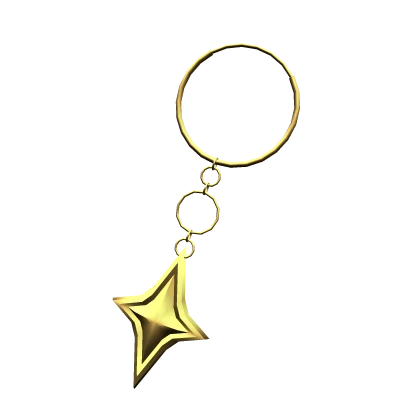 Left Gold Star Earring