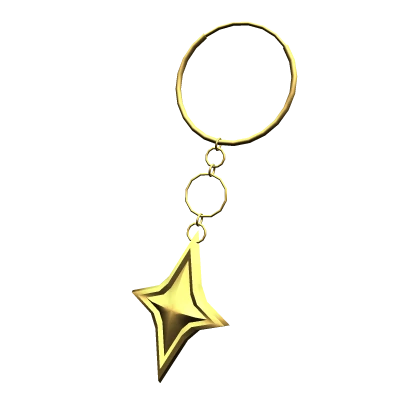 Right Gold Star Earring