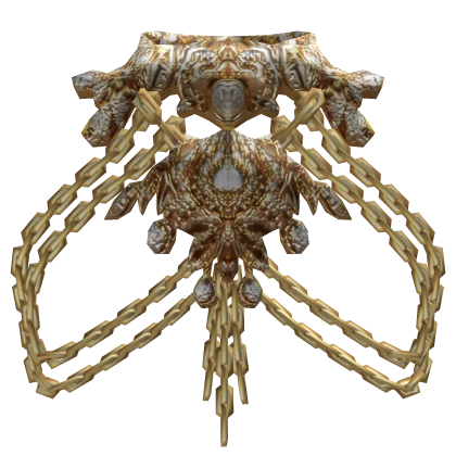 Gold hanging chains body jewellery