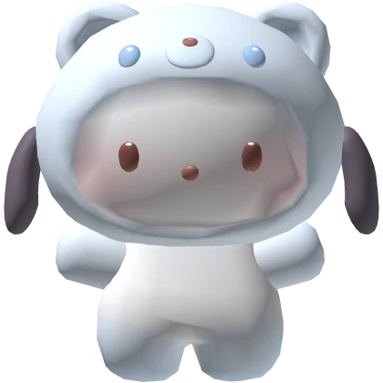୨♡୧cute pochacco with light blue bear pajamas 