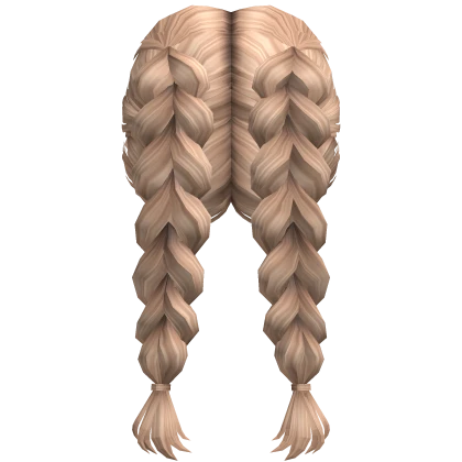 Soft Double Heart Braids (Blonde2)