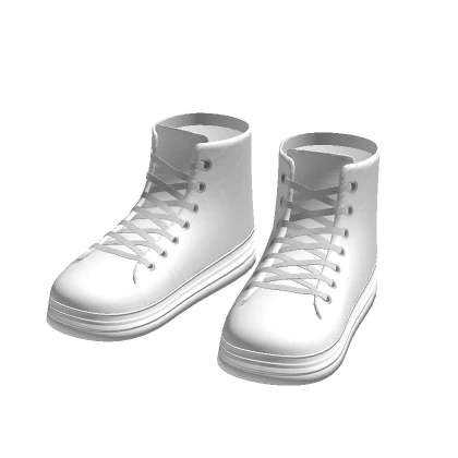 White Canvas Shoes