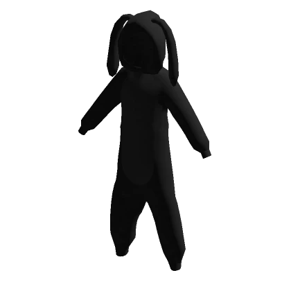 Easter Bunny Onesie - Black