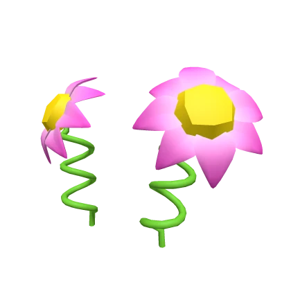 Pink Flower Boppers