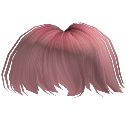 Side Swept Bangs in Dark Pink roots