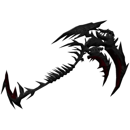Black Red Vampire Gothic Scythe