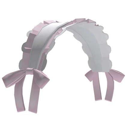 ୨୧ Cutesy Pink & White Headress w/ Bow ୨୧