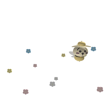 Chiikawa fairy aura with flowers Usagi