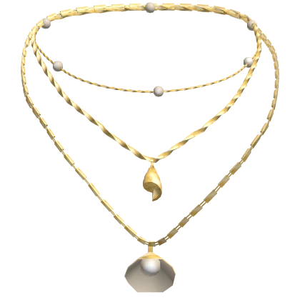 Gold Shell Layered Necklace 3.0