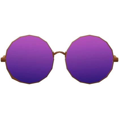 Retro Steampunk Sunglasses Purple