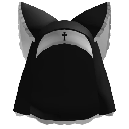 Cat Nun Goth Veil