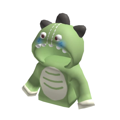 dino sweater cute kawaii dinosaur green plush ♡