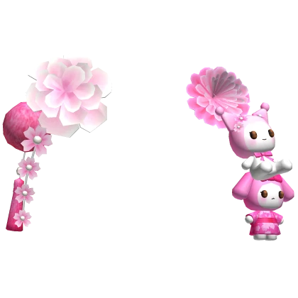 Harajuku Gyaru Traditional Flower Headpiece