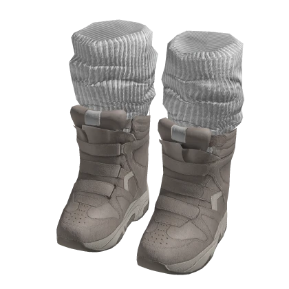 Camel Sneaker Heels + Socks (It Girl Doll)