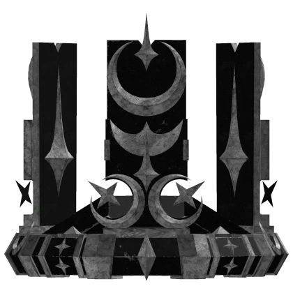 White Eternium Domino Crown