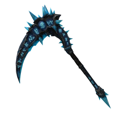 Korblox Frost Scythe CODE - KRBFRSTSCYTHE