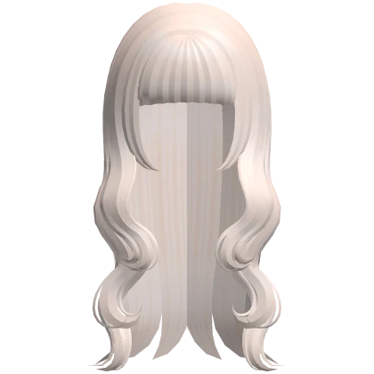 ♡ : blonde wavy doll hime cut long hair