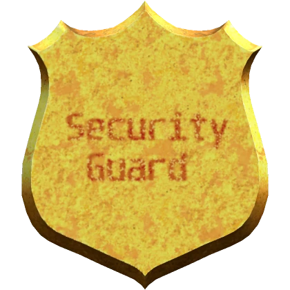 Security Guard Badge