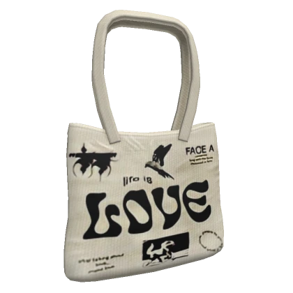 Y2K "LOVE" Shoulder Tote Bag (3.0)