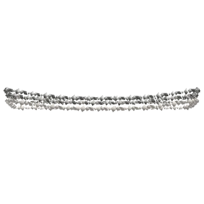 Silver Beaded waist chain