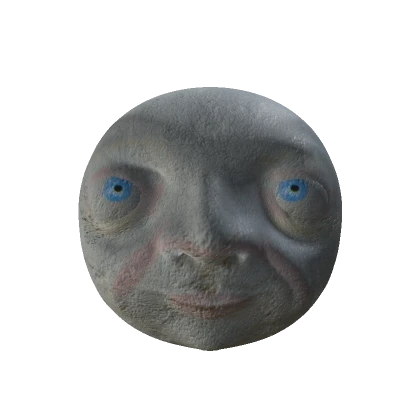 creepy moon face mask