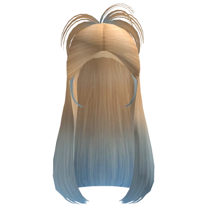 Y2K Half Up Half Down in Ombré