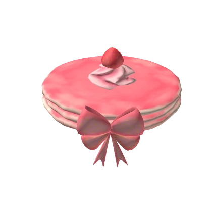 Strawberry Pancake Bow Cap