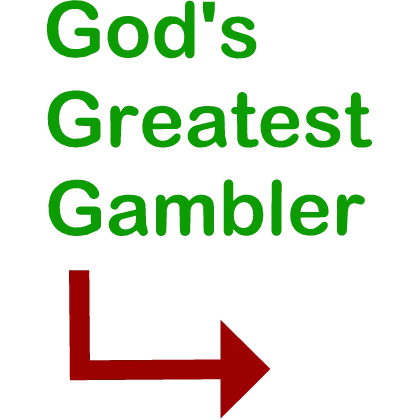 [🤑] God's Greatest Gambler XL Sign