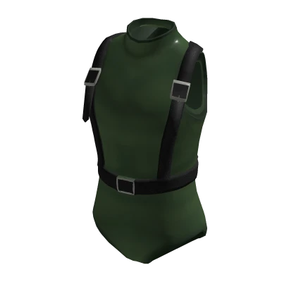 🫧 Green Cammy White Street Fighter Harness Belt