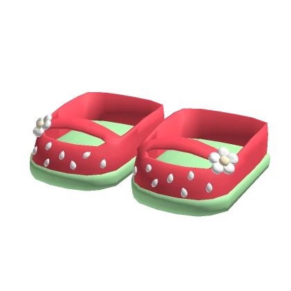 red Strawberry shoes