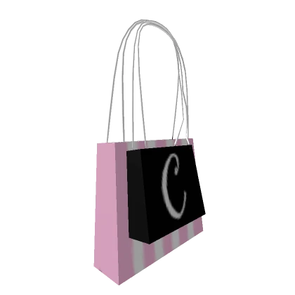 Cute Pink Mall Shopping Bags Y2K