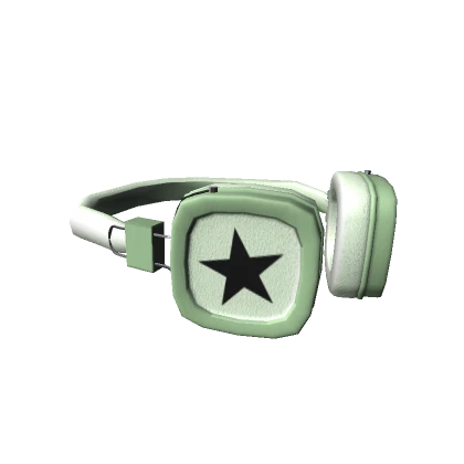 Y2K Green On Neck Headphones 1.0