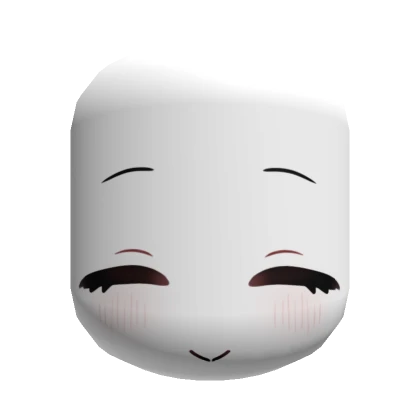 Sweet Closed Eyes Smile (White)