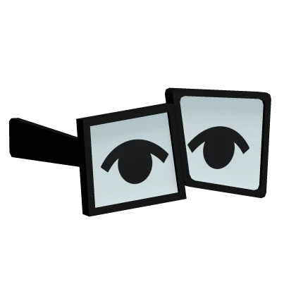 Emotionless Whacky Square Glasses